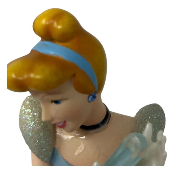 Disney Cinderella Ceramic Trinket Box With Glitter & Gemstone Details READ - Picture 5 of 16